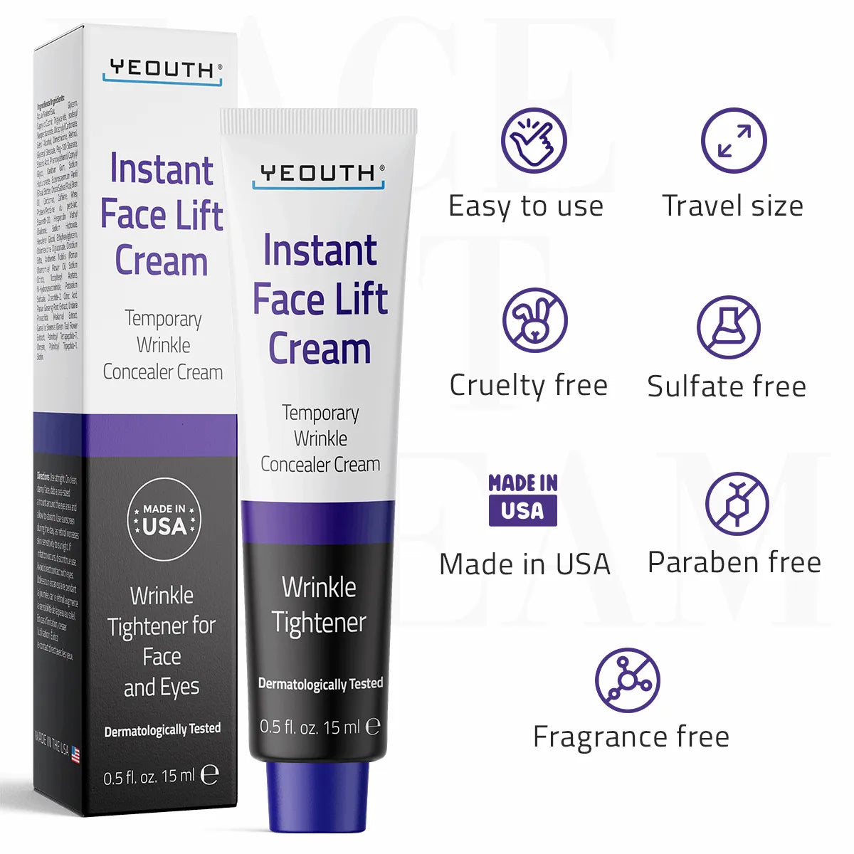 Instant Face Lift Cream 15ml Instant Face Lift Cream 15ml Instant Face Lift Cream 15ml