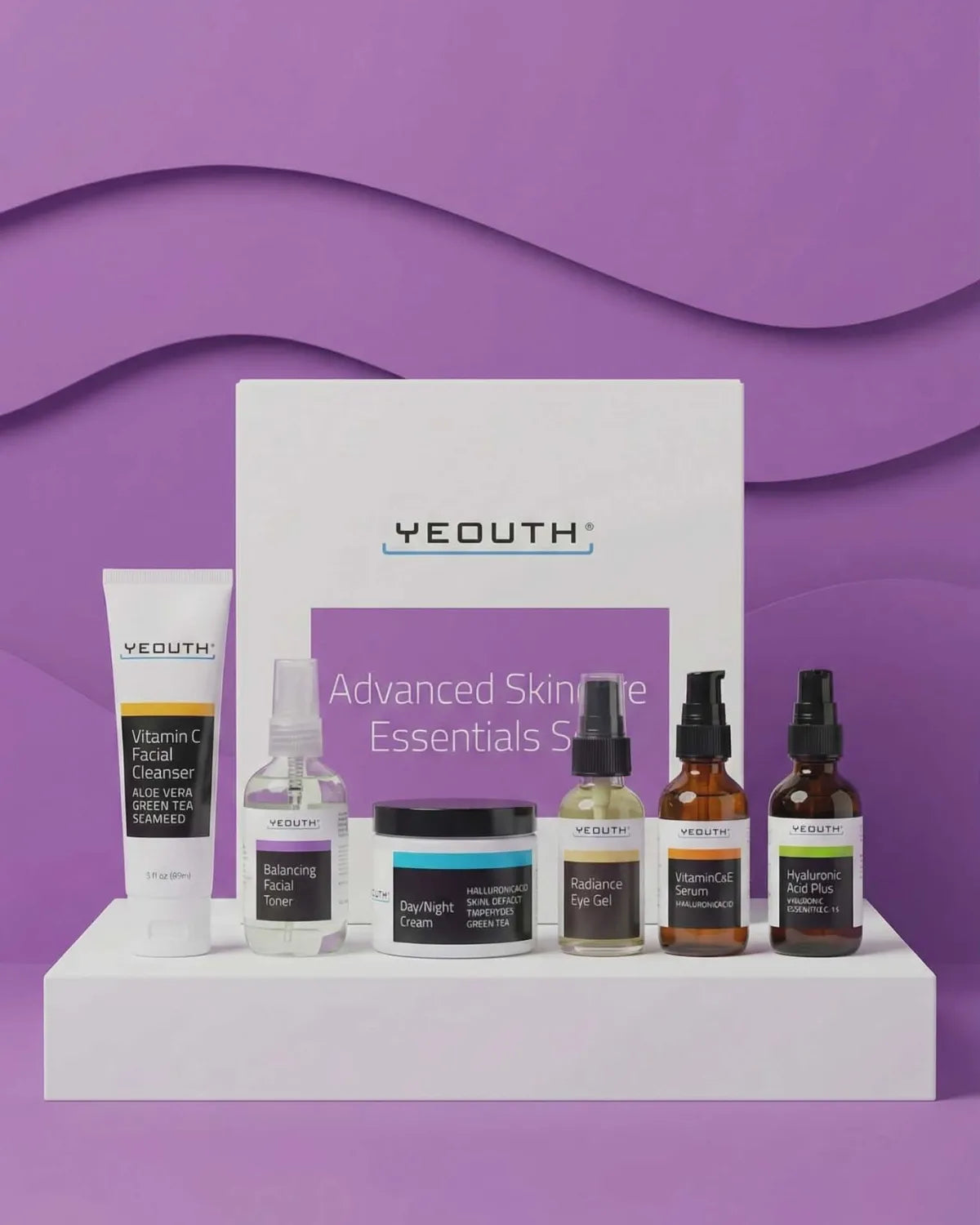 Advanced Skincare Essentials Set (6 Pack)