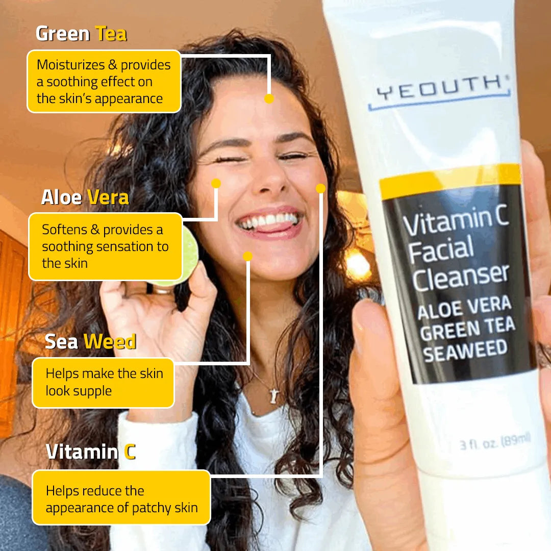 Vitamin C Facial Cleanser 3 oz Vitamin C Facial Cleanser 3 oz Vitamin C Facial Cleanser 3 oz