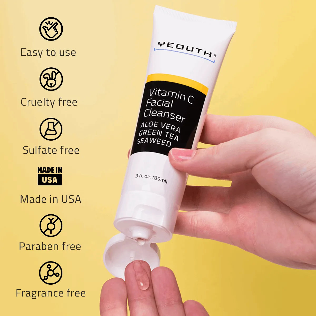 Vitamin C Facial Cleanser 3 oz Vitamin C Facial Cleanser 3 oz Vitamin C Facial Cleanser 3 oz