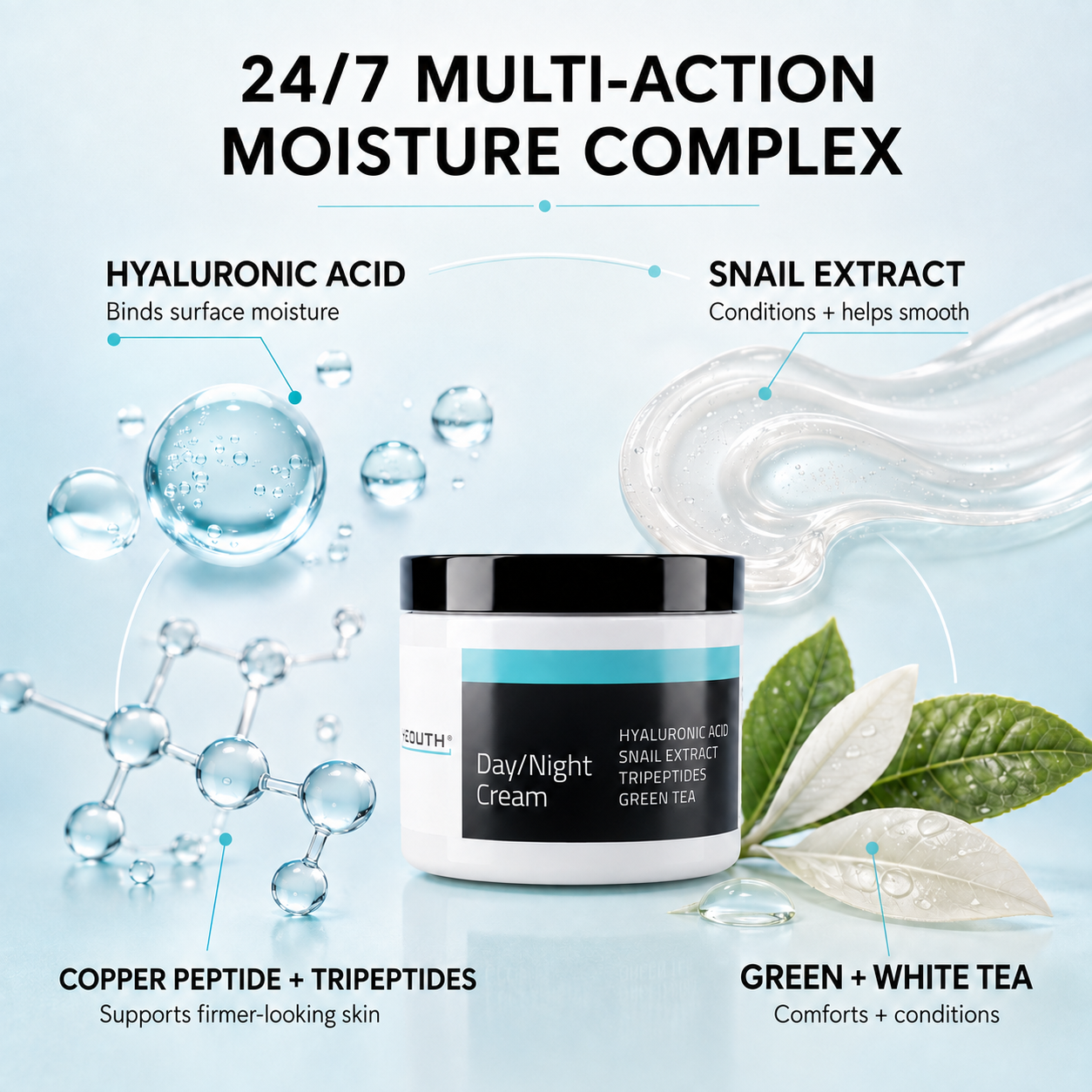 Day Night Cream with Snail Extract