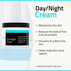 Day and Night Essentials: Vitamin C Facial Cleanser 3 oz, Balancing Facial Toner 3.4 oz, Day / Night Cream 4 oz