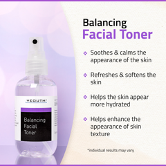 Day and Night Essentials: Vitamin C Facial Cleanser 3 oz, Balancing Facial Toner 3.4 oz, Day / Night Cream 4 oz