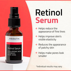 RETINOL DUO: Retinol Serum 1 oz &  Retinol Eye Cream 1 oz RETINOL DUO: Retinol Serum 1 oz &  Retinol Eye Cream 1 oz RETINOL DUO: Retinol Serum 1 oz &  Retinol Eye Cream 1 oz