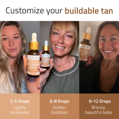 Hydrating Self Tanning Drops for Face & Body 1 oz