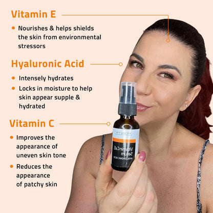 Vitamin C&amp;E Serum 1 oz &amp; Hyaluronic Acid Plus 1 oz 