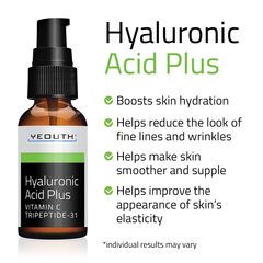 Night Rejuvenation: Anti-Aging Super Serum 1 oz & Hyaluronic Acid Plus 1 oz & Retinol Moisturizer 4 oz