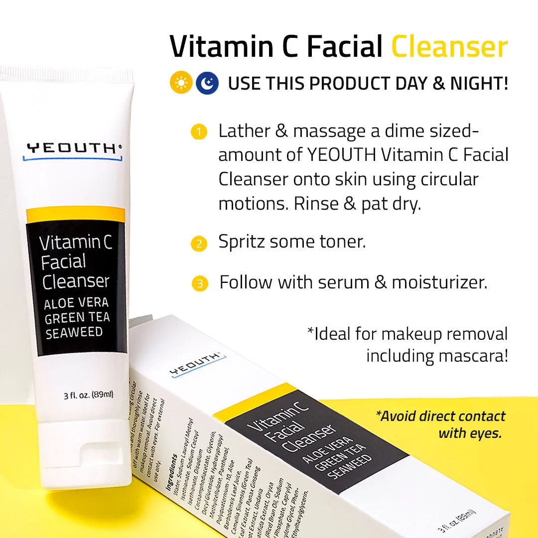 Vitamin C Facial Cleanser 3 oz Vitamin C Facial Cleanser 3 oz Vitamin C Facial Cleanser 3 oz