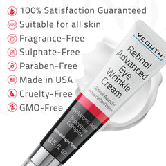 Retinol Eye Cream with Tripeptide Complex and Hyaluronic Acid 15ml Retinol Eye Cream with Tripeptide Complex and Hyaluronic Acid 15ml