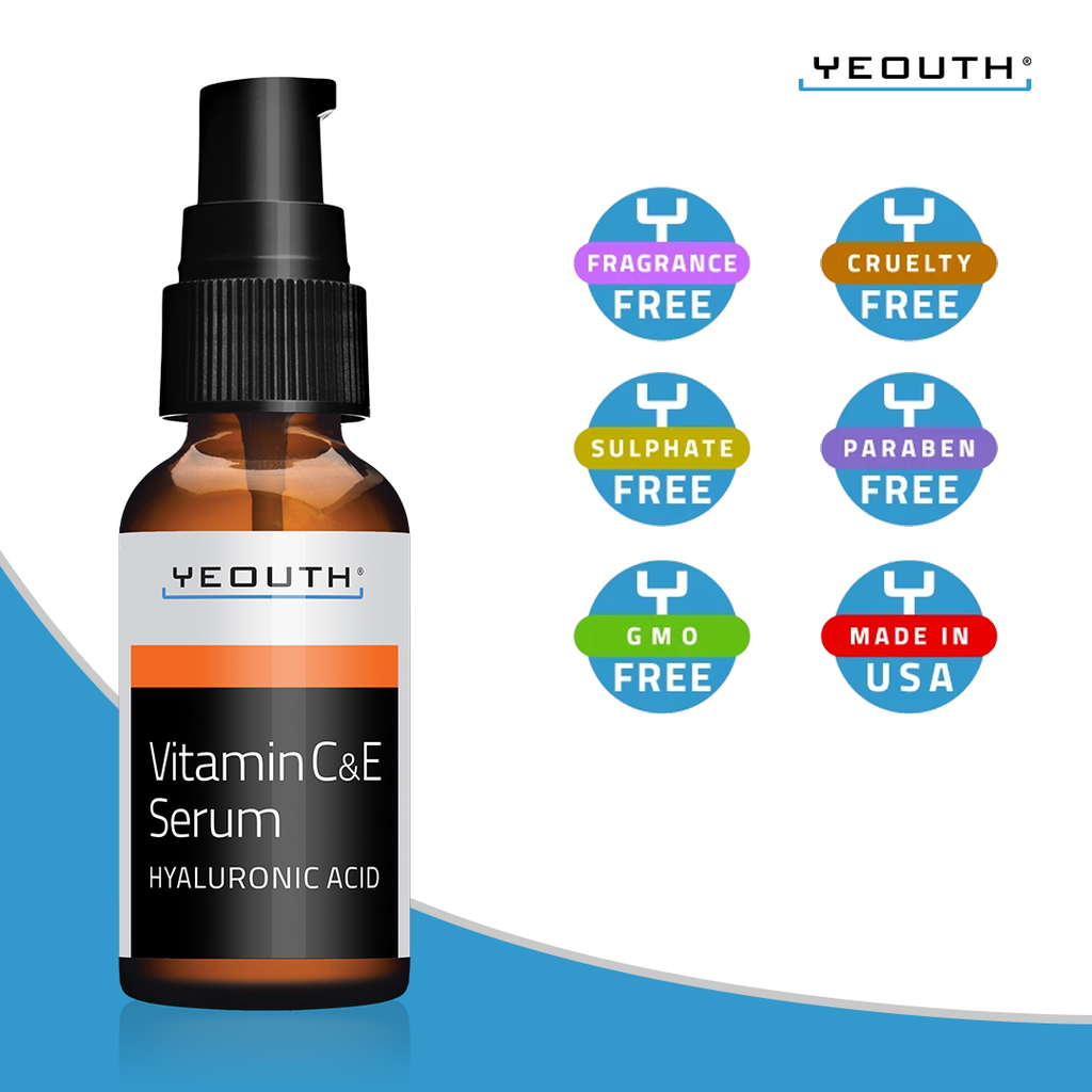 YEOUTH Vitamin C Serum with Vitamin E and Hyaluronic Acid