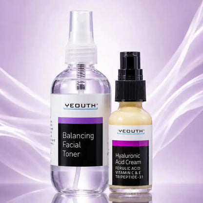 Face toner with hyaluronic acid cream