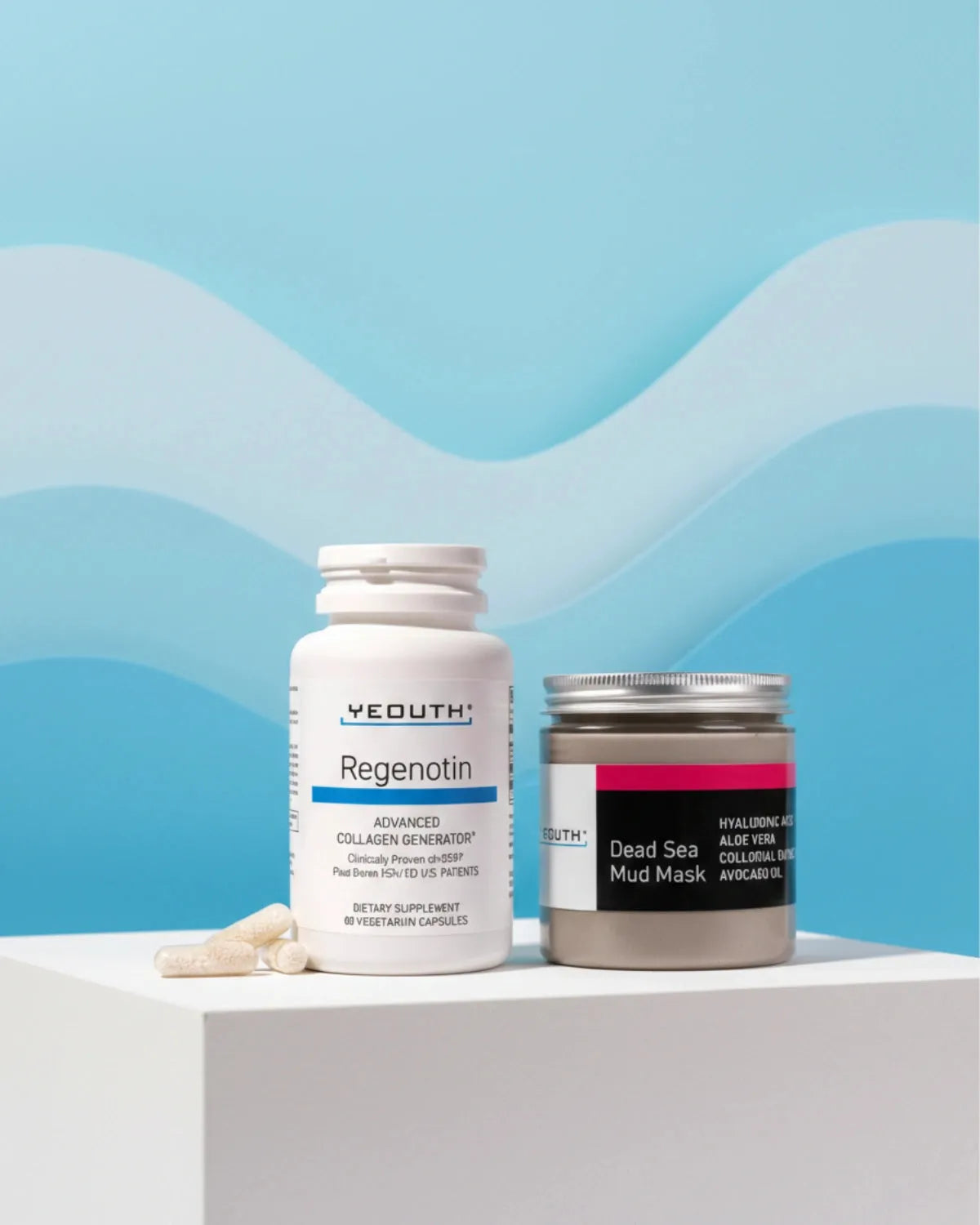 Regenotin 60 ct &amp; Dead Sea Mud Mask 8 oz 