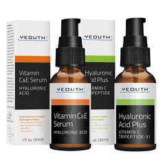 Vitamin C&E Serum 1 oz & Hyaluronic Acid Plus 1 oz Vitamin C&E Serum 1 oz & Hyaluronic Acid Plus 1 oz